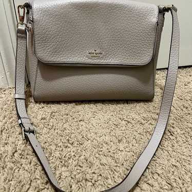 Kate Spade gray crossbody purse