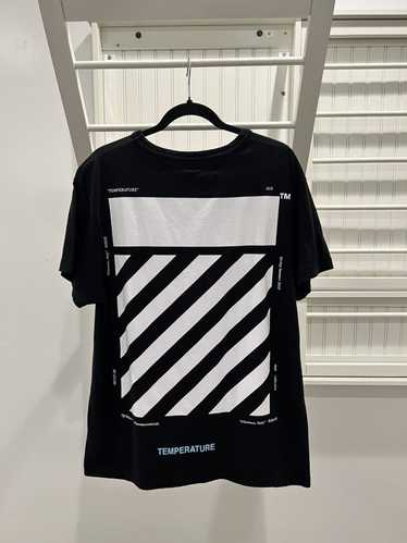 Off-White Off White Diagonal Temperature Striped T