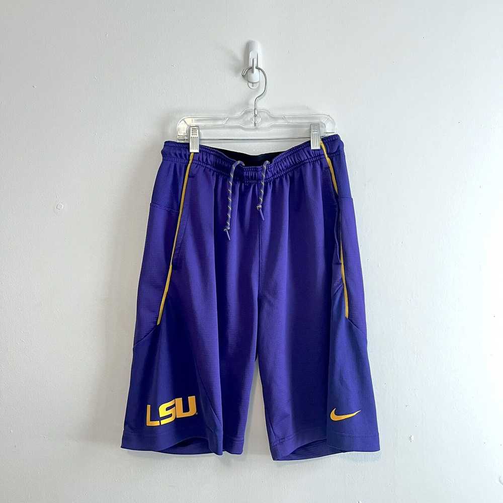 Nike Nike LSU Tigers College Basketball Shorts Pu… - image 1