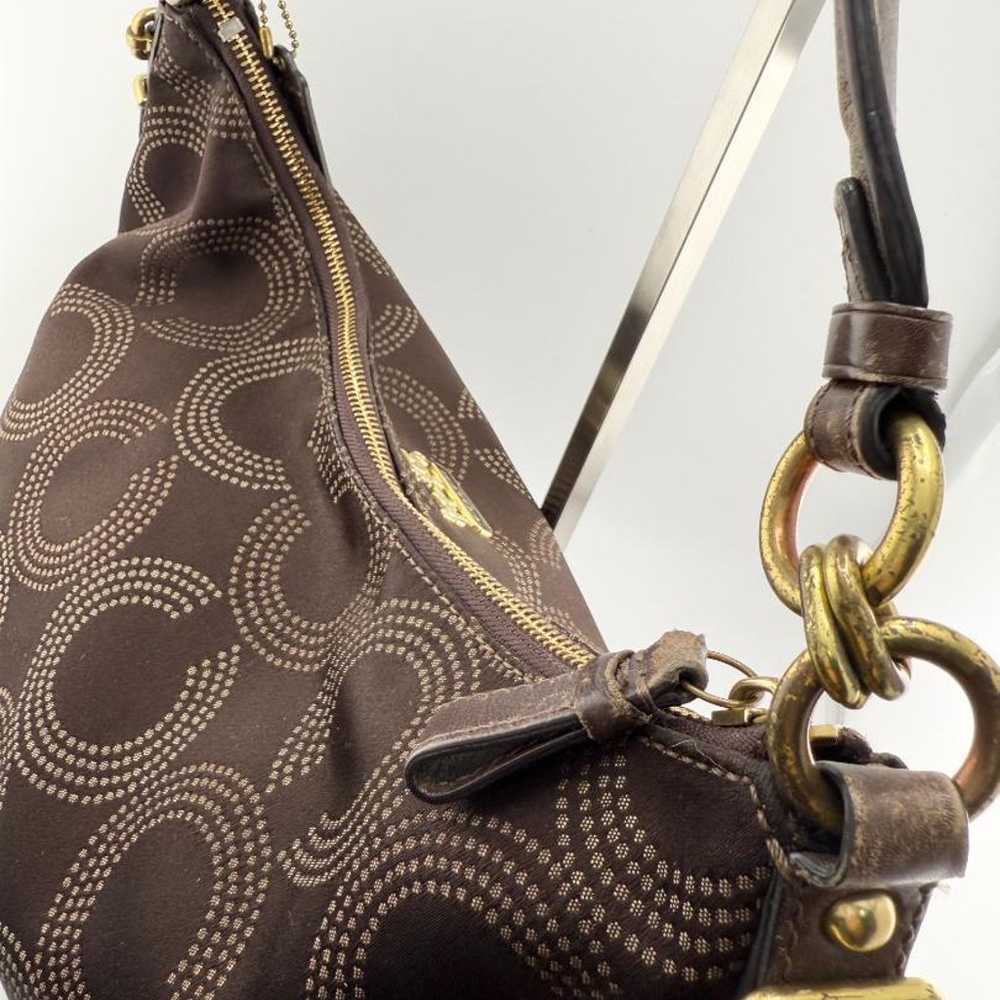 COACH 2way Shoulder Bag Madison Dotted - image 8