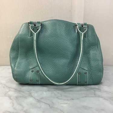 COLE HAAN Mint Green Leather Handbag