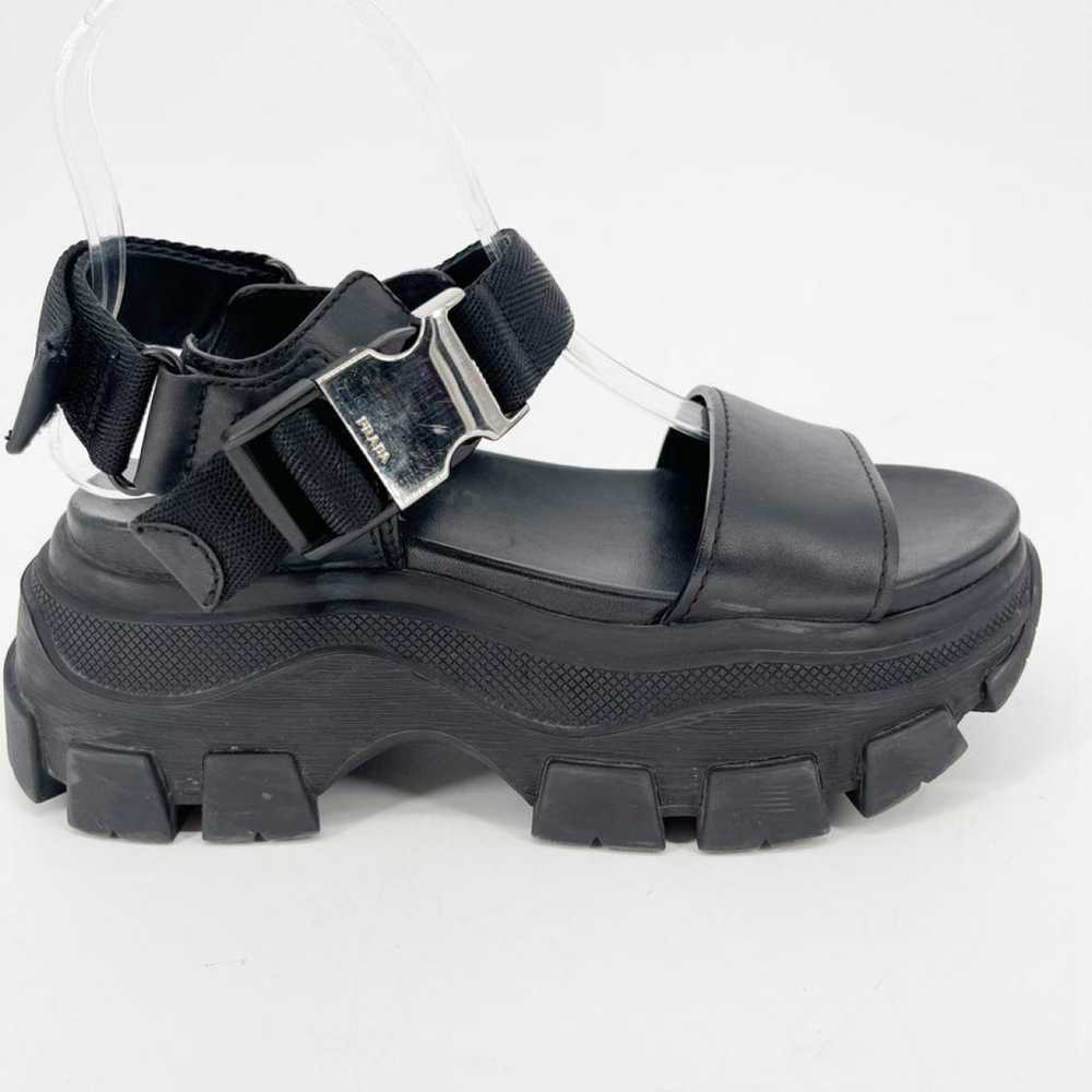 Prada Monolith leather sandal - image 3