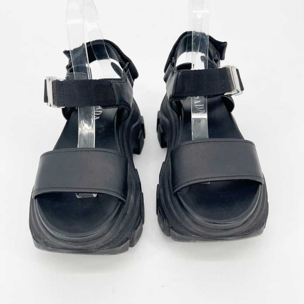 Prada Monolith leather sandal - image 5