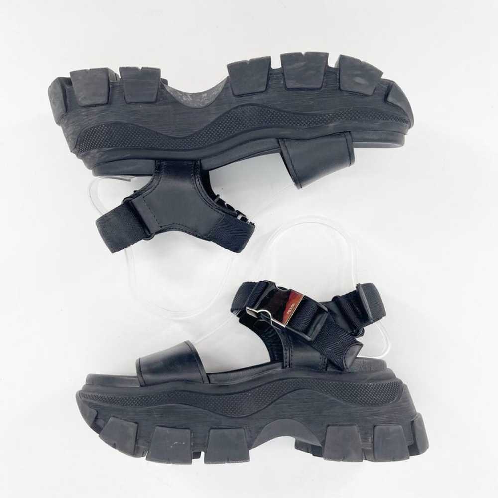 Prada Monolith leather sandal - image 6