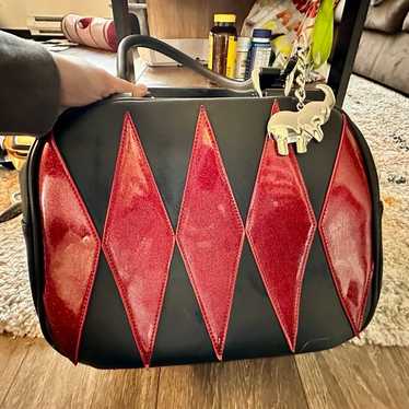 Lux De Ville red/black circus purse!