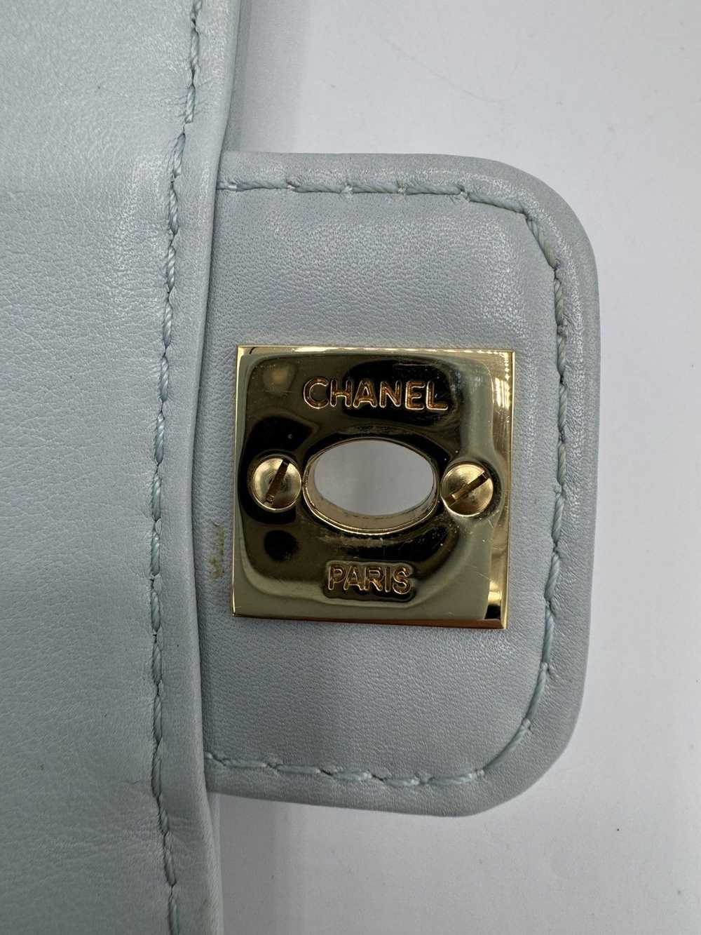 Chanel CHANEL Wild Stitch Matelasse HandBag Lambs… - image 11