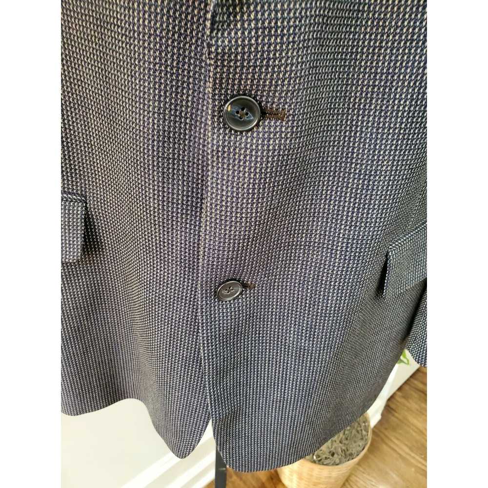 Murano Men's Gray 100%Pure Wool Long Sleeve Singl… - image 3