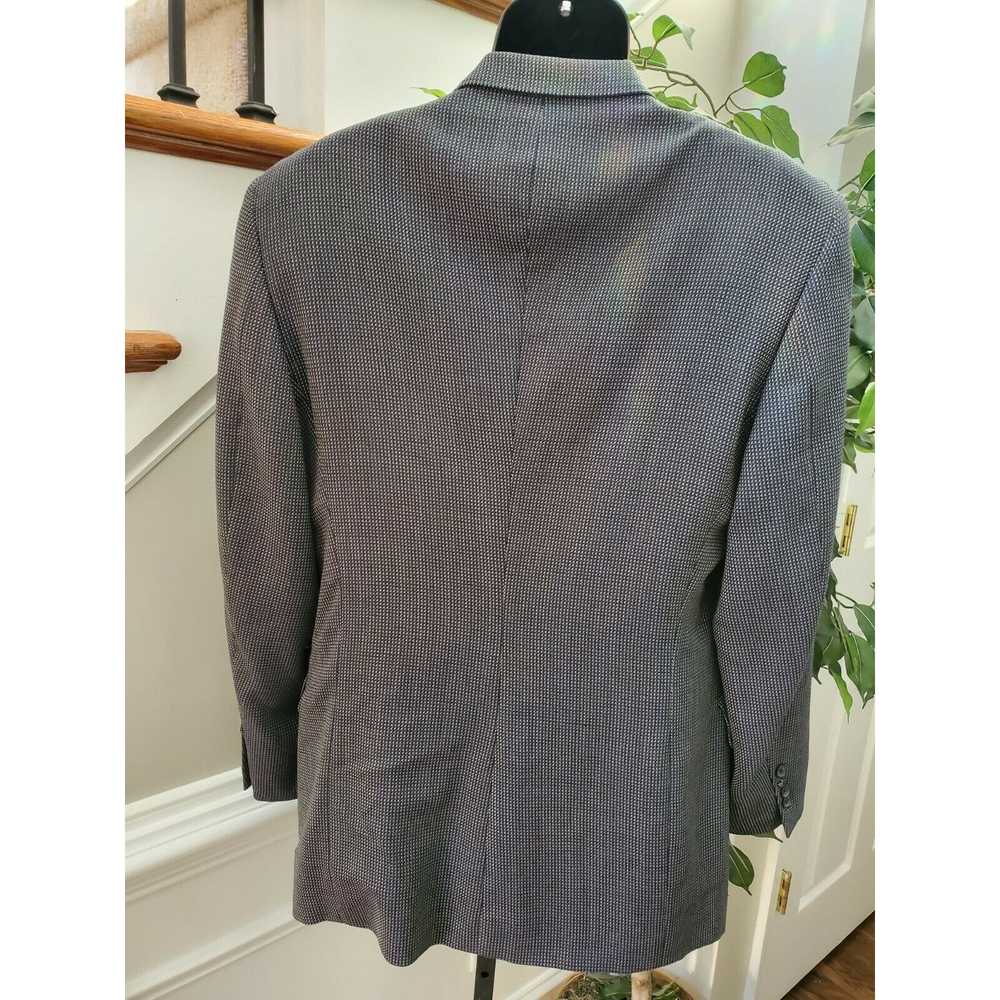 Murano Men's Gray 100%Pure Wool Long Sleeve Singl… - image 5