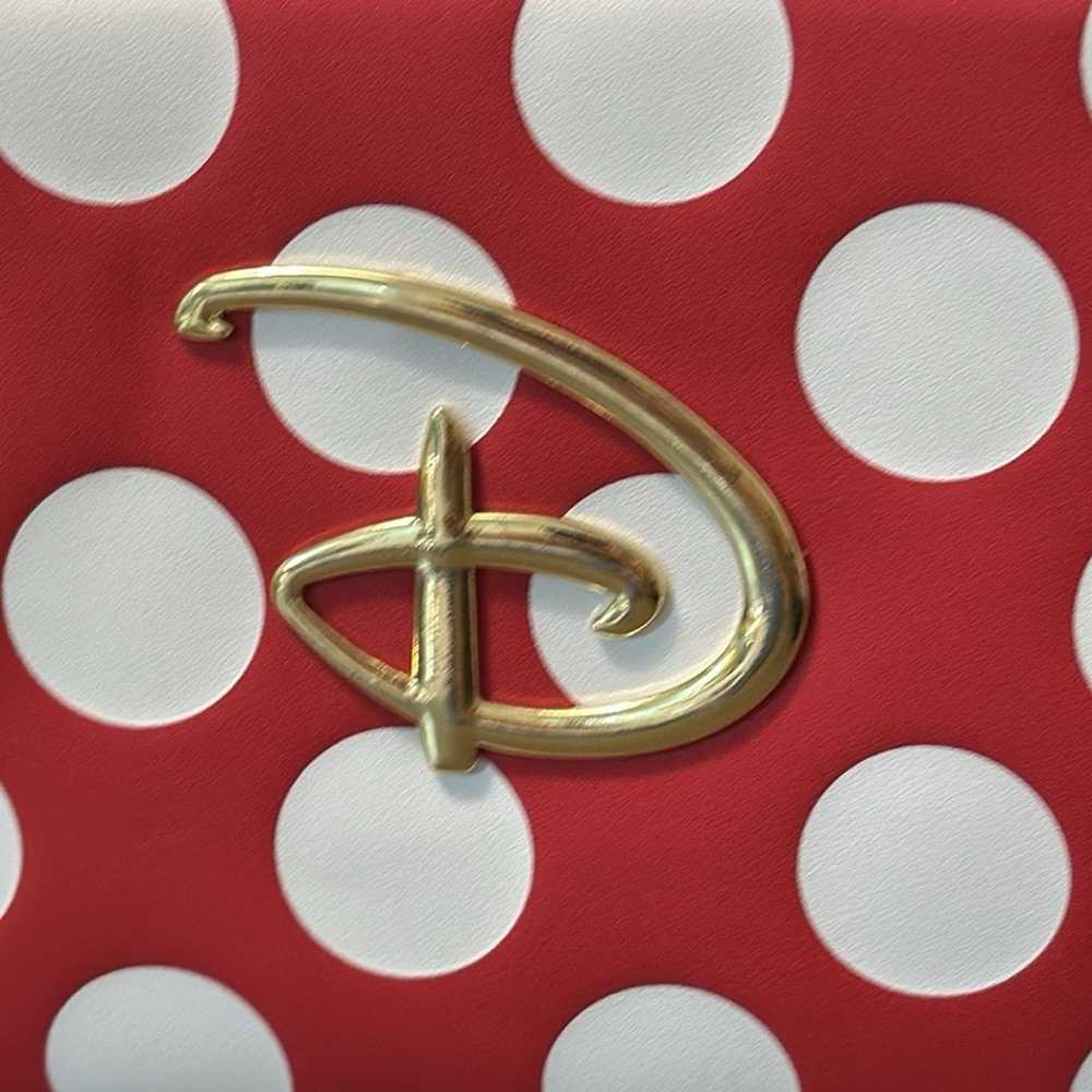 Disney Loungefly Crossbody Bag - Red with White P… - image 4