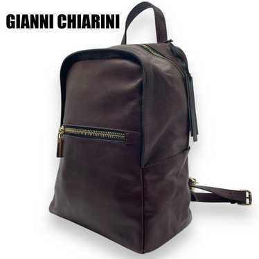 【Excellent Condition】GIANNI CHIARINI Backpack Bro… - image 1