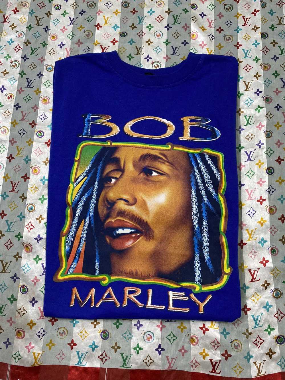 Vintage 90’s Vintage Bob Marley Rap Tee Shirt XLa… - image 1