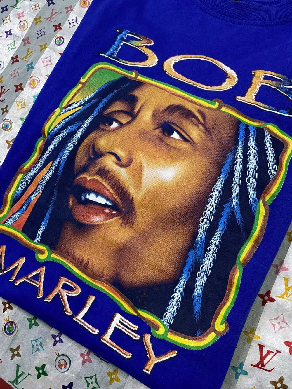 Vintage 90’s Vintage Bob Marley Rap Tee Shirt XLa… - image 4