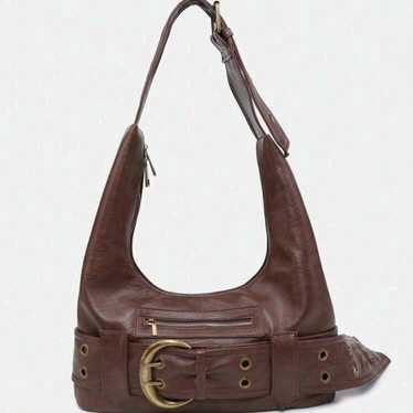 Shoulder bag Y2K fairy grunge vintage brown for wo