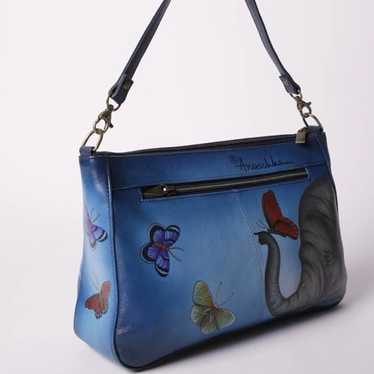 Anuschka Lucky Hand Painted
ELEPHANT LOVE Leather 