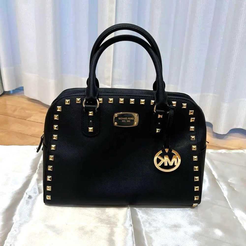 MICHAEL KORS handbag, studded, black - image 2