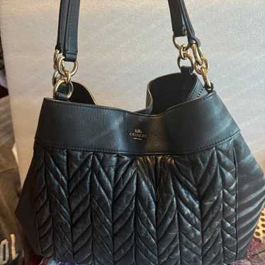 COACH Black LEXY Quilted Leather  Shoulder bag - image 1