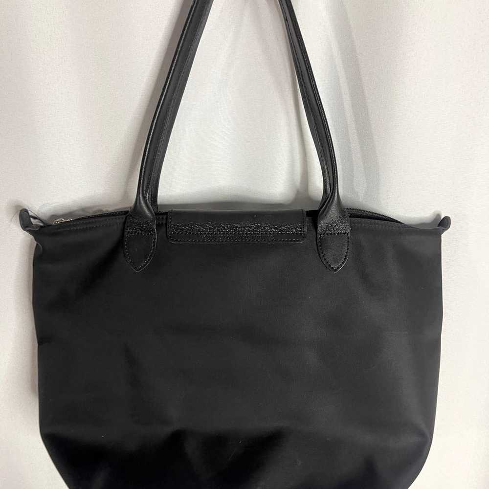 Longchamp le pliage | medium black nylon black le… - image 3