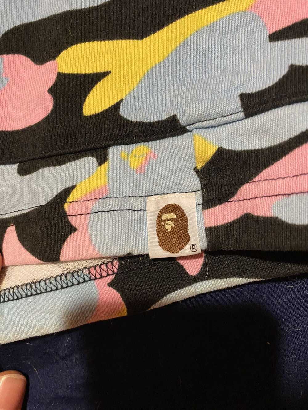 Bape Bape OG black cotton candy cargo sweatshorts - image 4