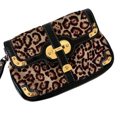 Rafe New York Leopard Print Black Tan Calf Hair L… - image 1