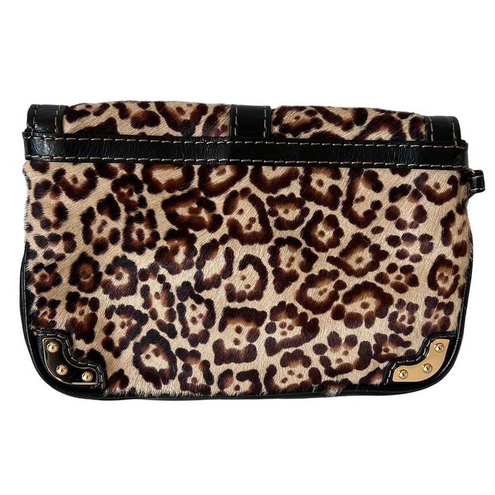 Rafe New York Leopard Print Black Tan Calf Hair L… - image 5