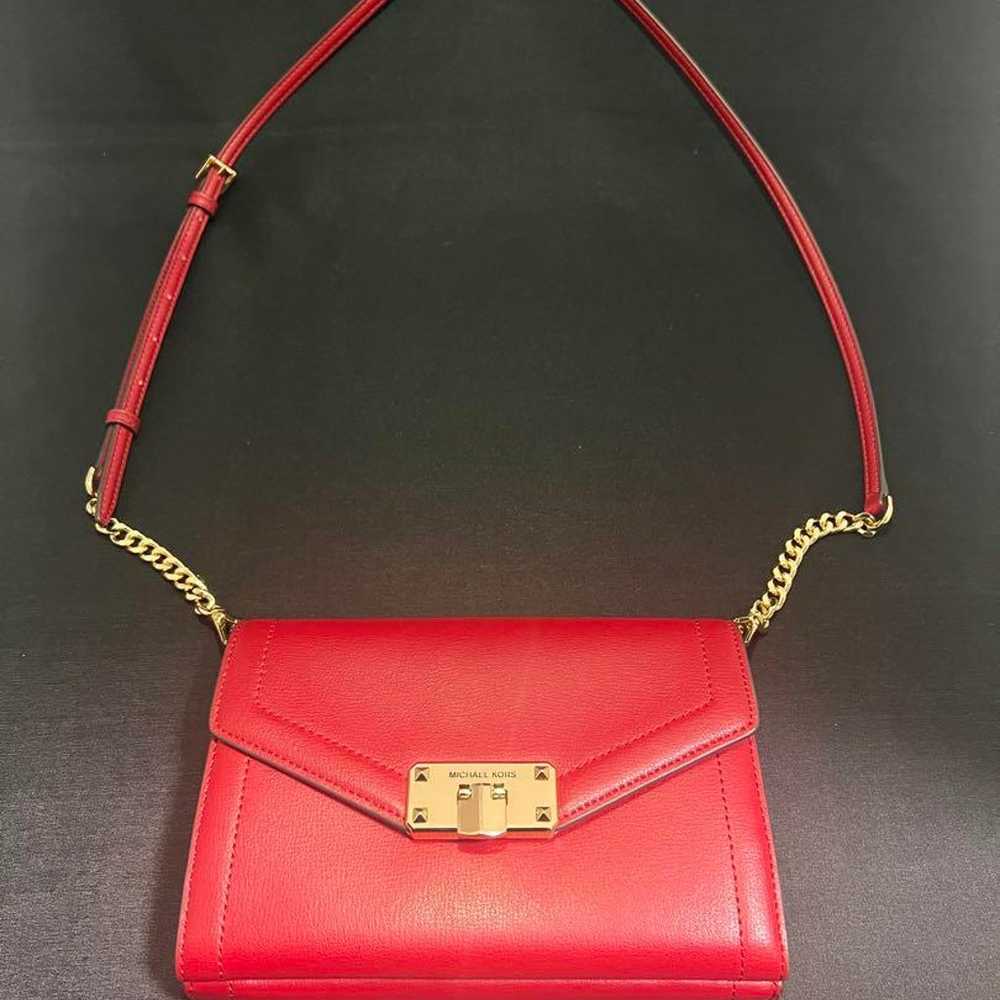 MICHAEL KORS shoulder bag in red color, used. - image 1