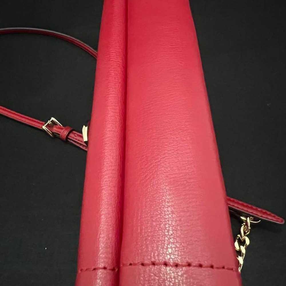 MICHAEL KORS shoulder bag in red color, used. - image 9