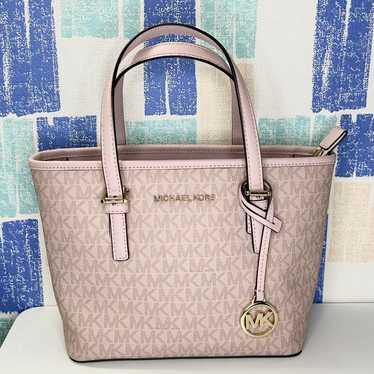 MICHAEL KORS Pink Handbag MK Logo