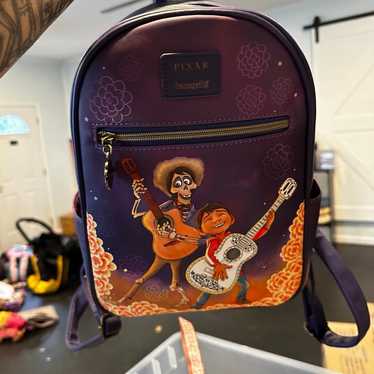 Loungefly Disney Picar Coco outlet Miquel Dante Mirror Mini Backpack