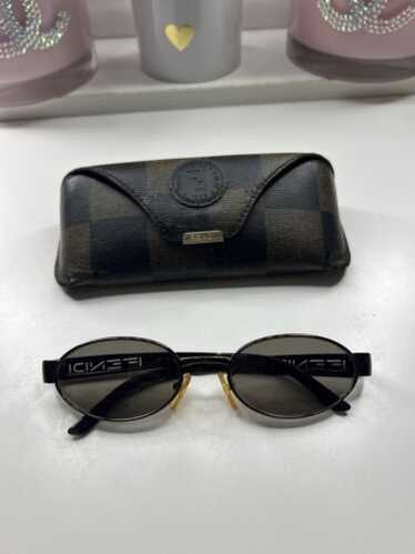小物 FENDI Vintage 90s l Sunglasses Italy FENDI 90s Vintage Designer Rectangle Narrow Sunglasses New