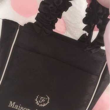 Maison de FLEUR Frill Tote Black - image 1