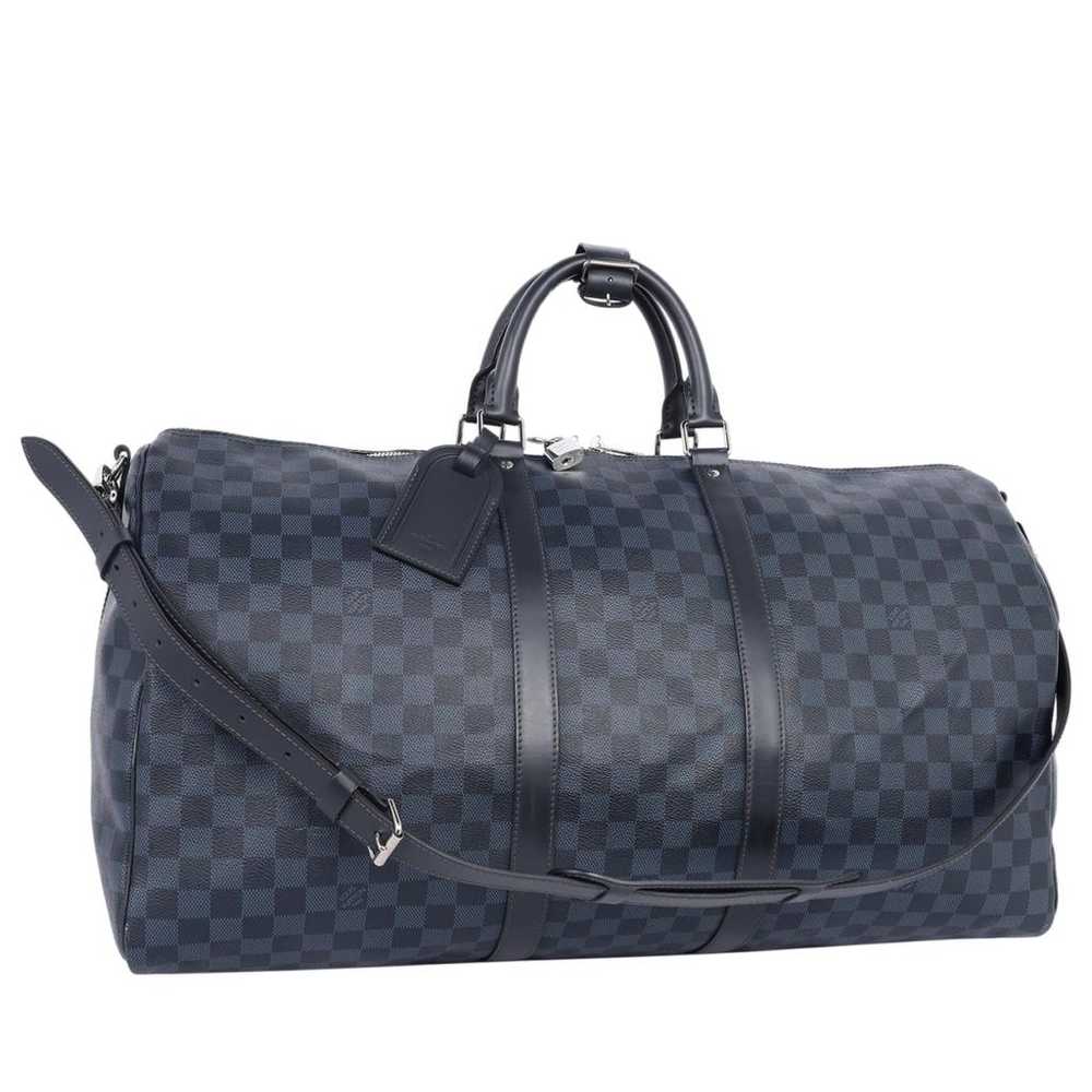 Louis Vuitton Keepall leather travel bag - image 3