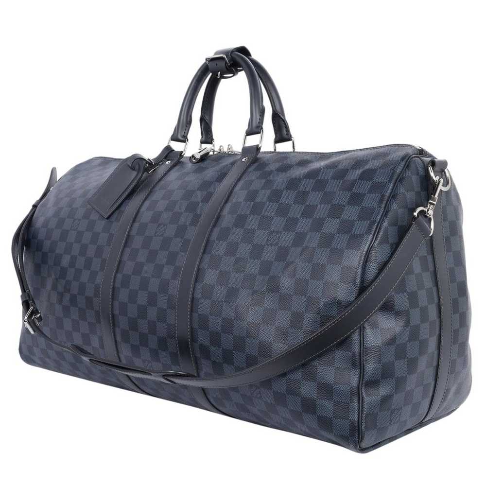 Louis Vuitton Keepall leather travel bag - image 5