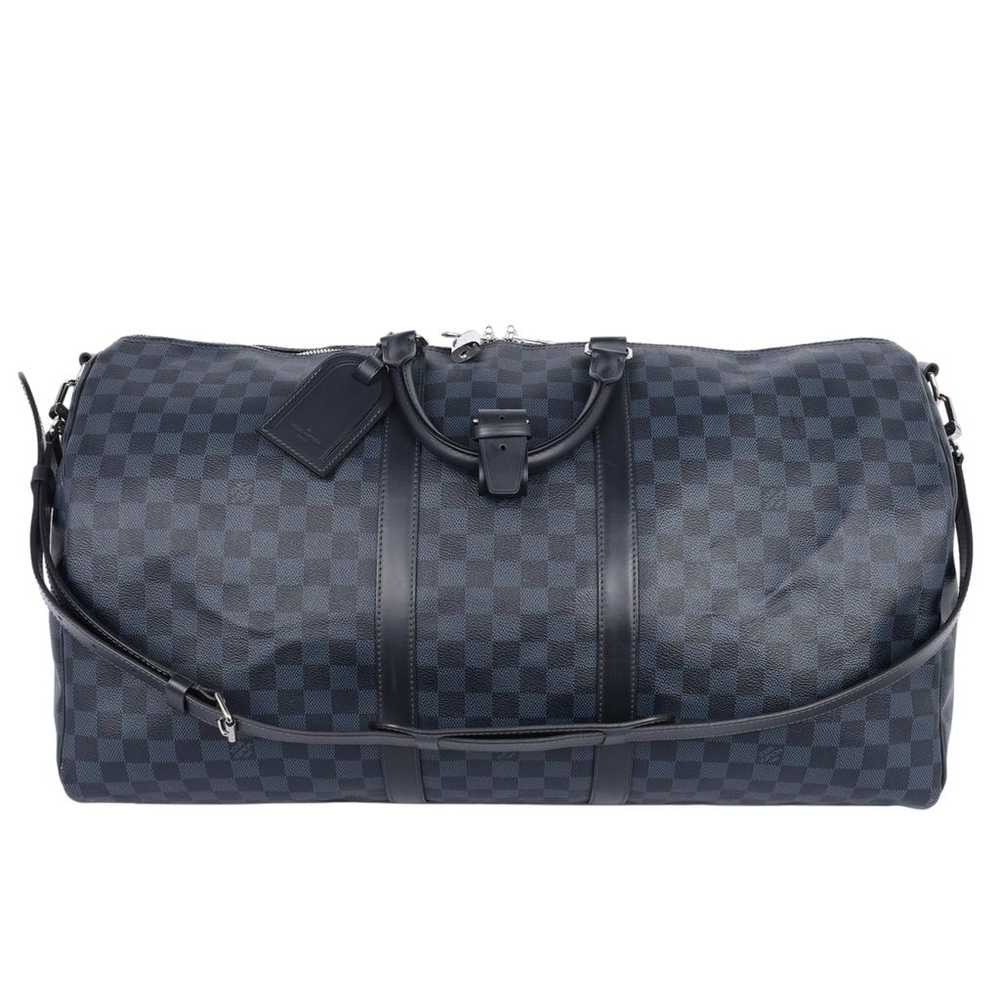 Louis Vuitton Keepall leather travel bag - image 9