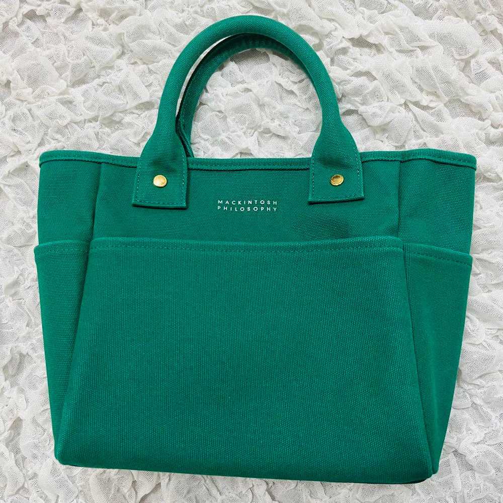 Mackintosh Philosophy Mini Tote Bag Hand Green Ca… - image 2