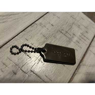 Coach Black Metal Hangtag NWOT - image 1