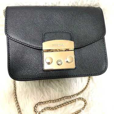 FURLA Metropolis Chain Shoulder Bag Mini Bag Cross