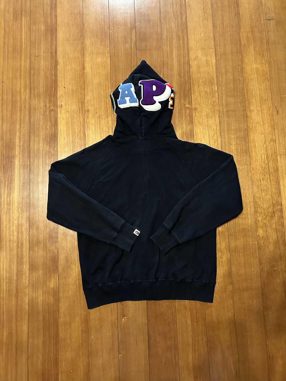 Bape Multi Fonts Full Zip Hoodie - image 2