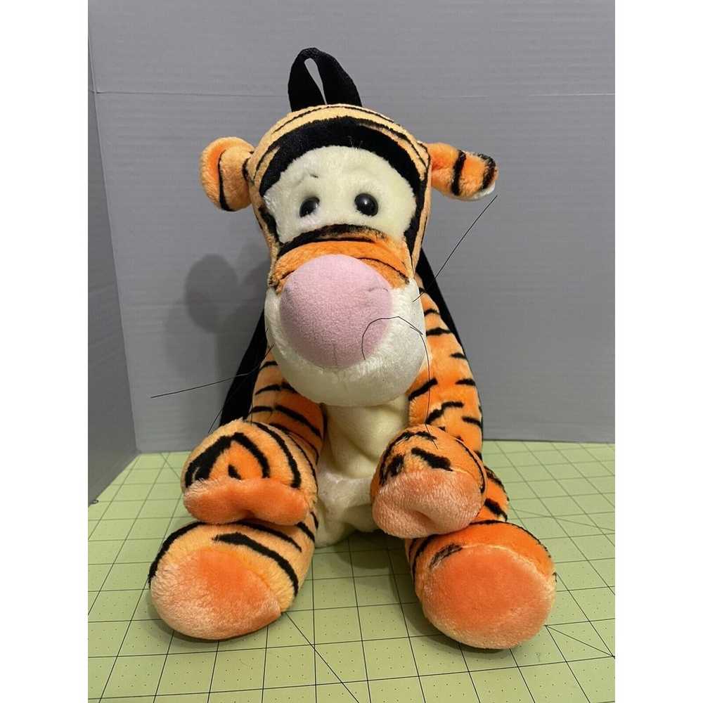 Tigger Plush Backpack -- Disney 16" Small Zipper … - image 1