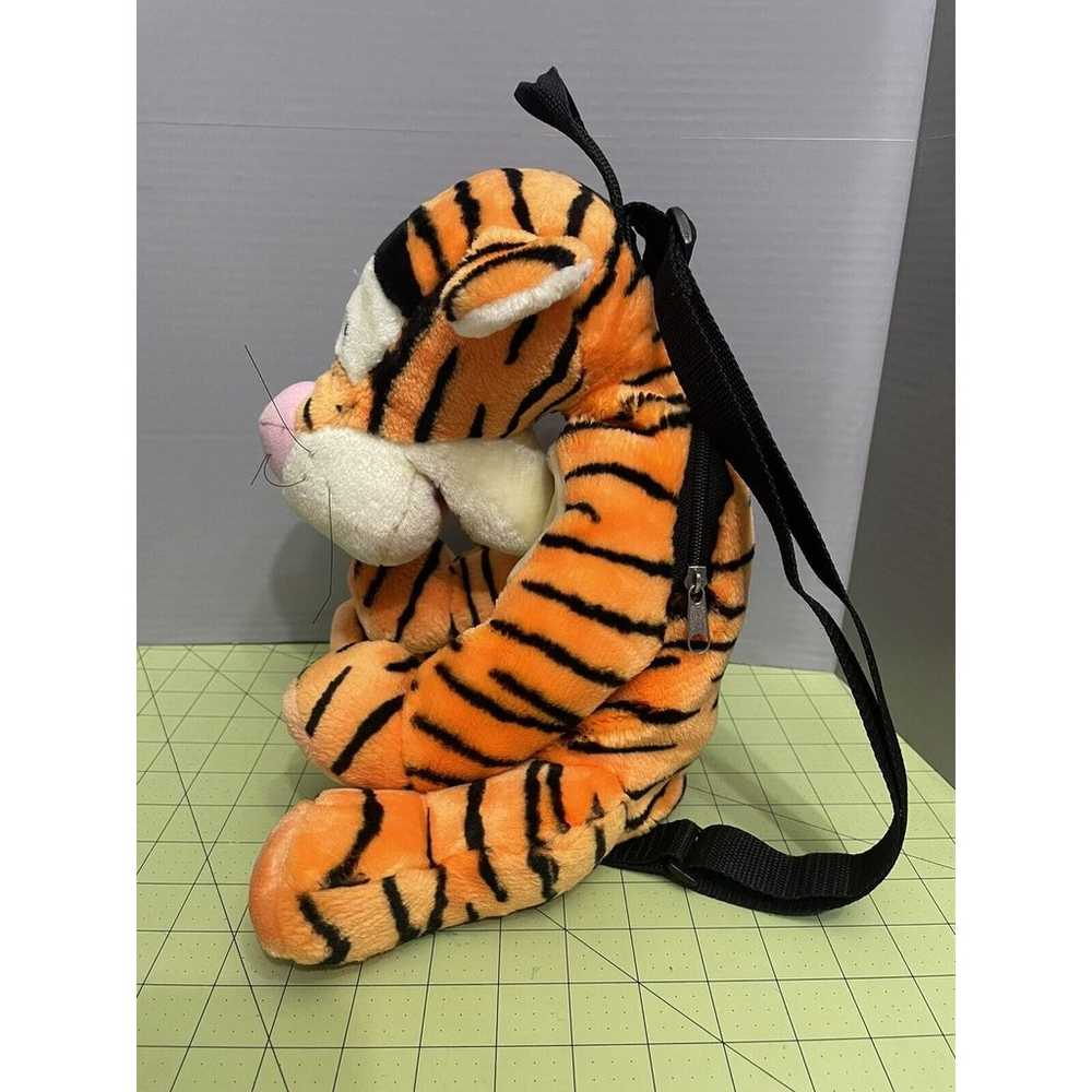 Tigger Plush Backpack -- Disney 16" Small Zipper … - image 2