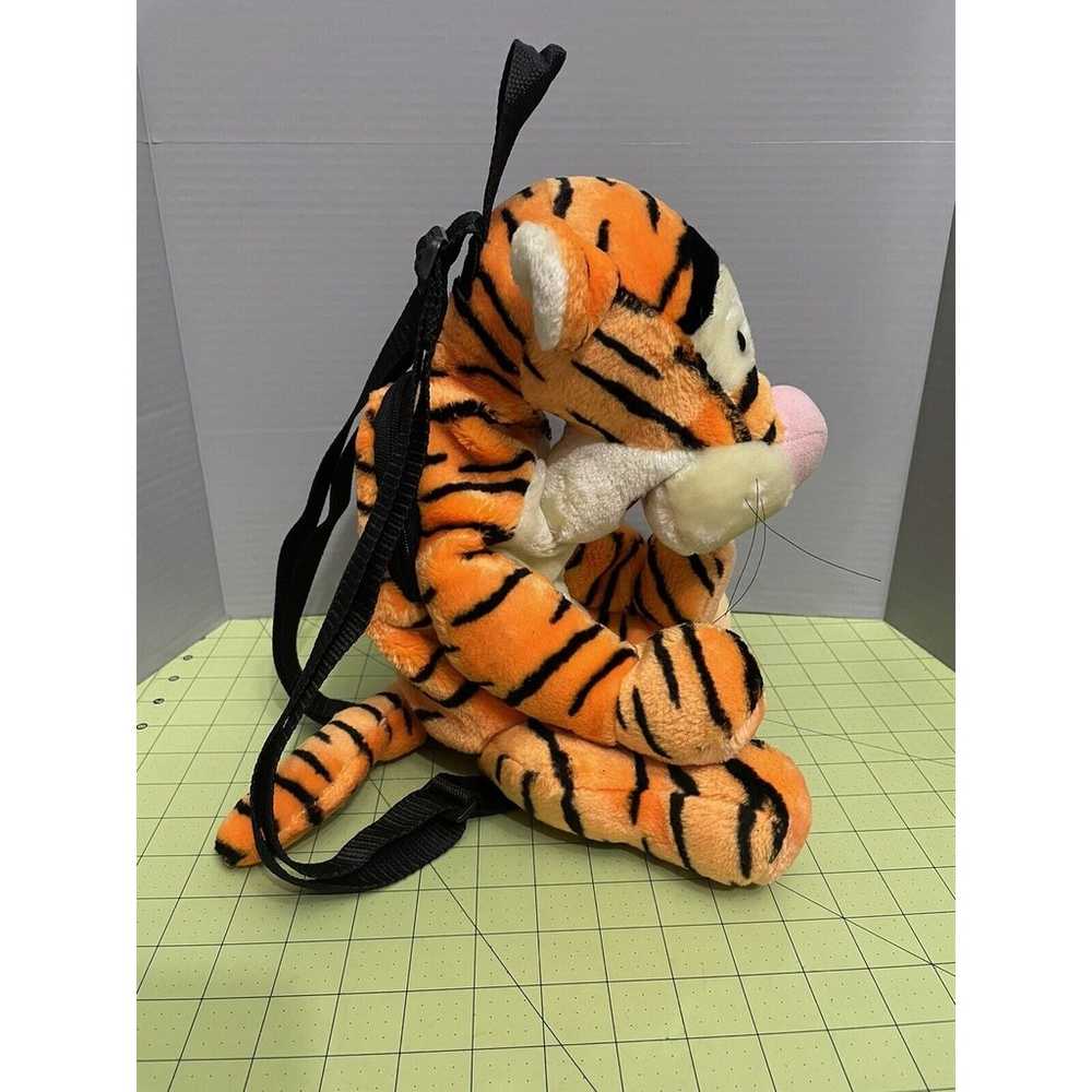 Tigger Plush Backpack -- Disney 16" Small Zipper … - image 4