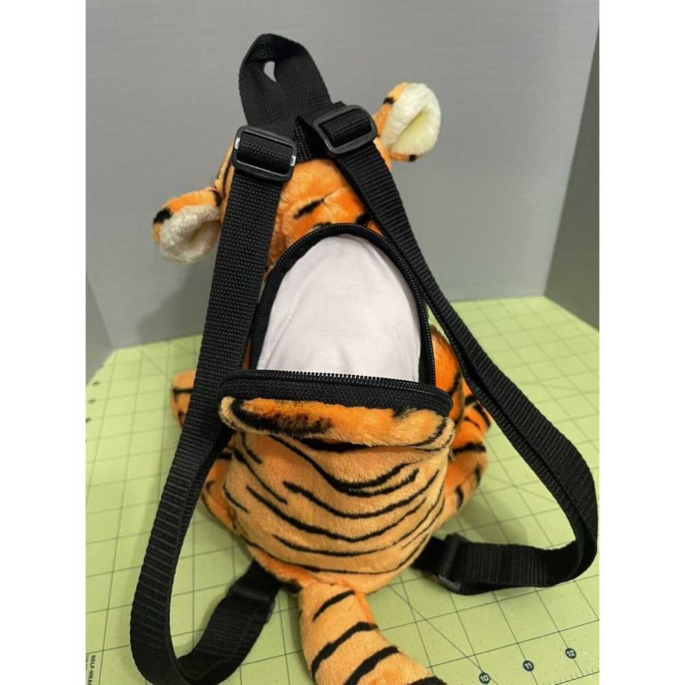 Tigger Plush Backpack -- Disney 16" Small Zipper … - image 6