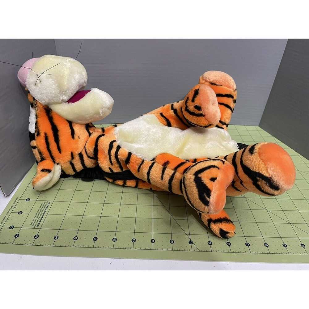 Tigger Plush Backpack -- Disney 16" Small Zipper … - image 7