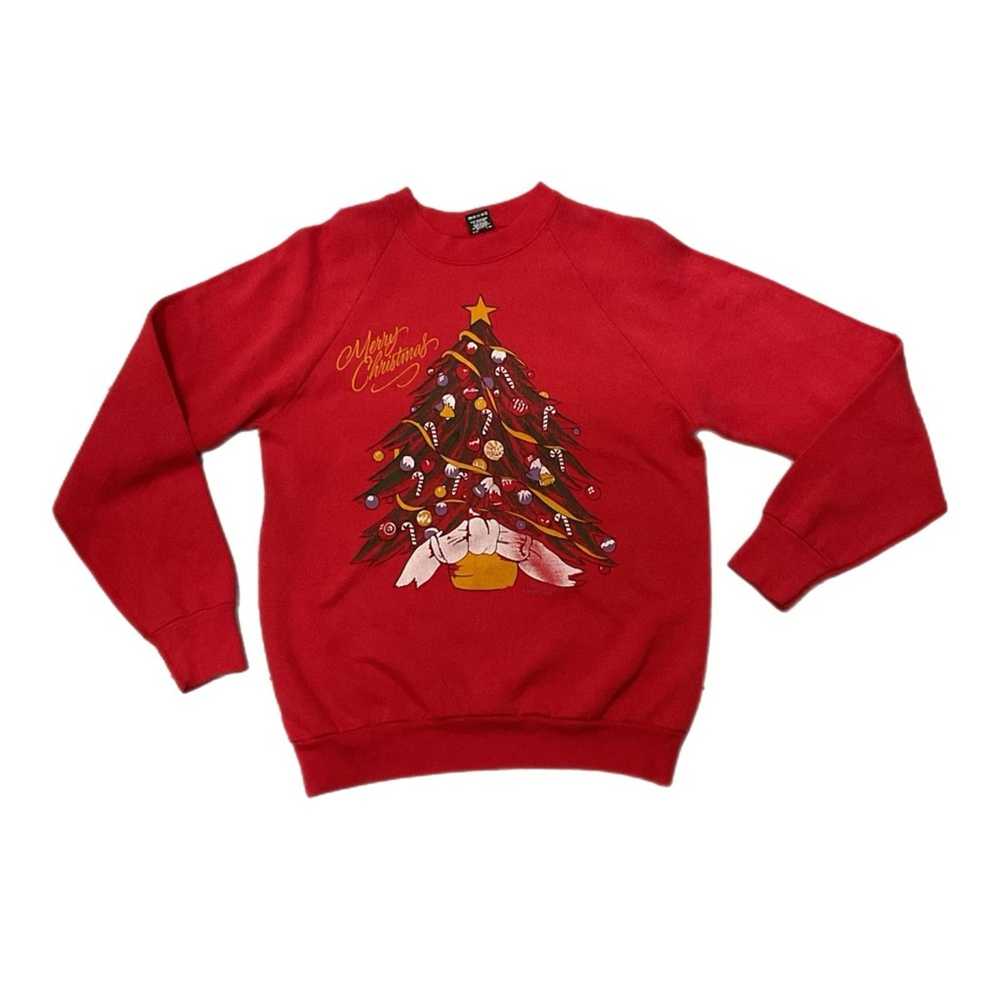 Screen Stars Vintage 90s Ugly Christmas Sweater - image 1