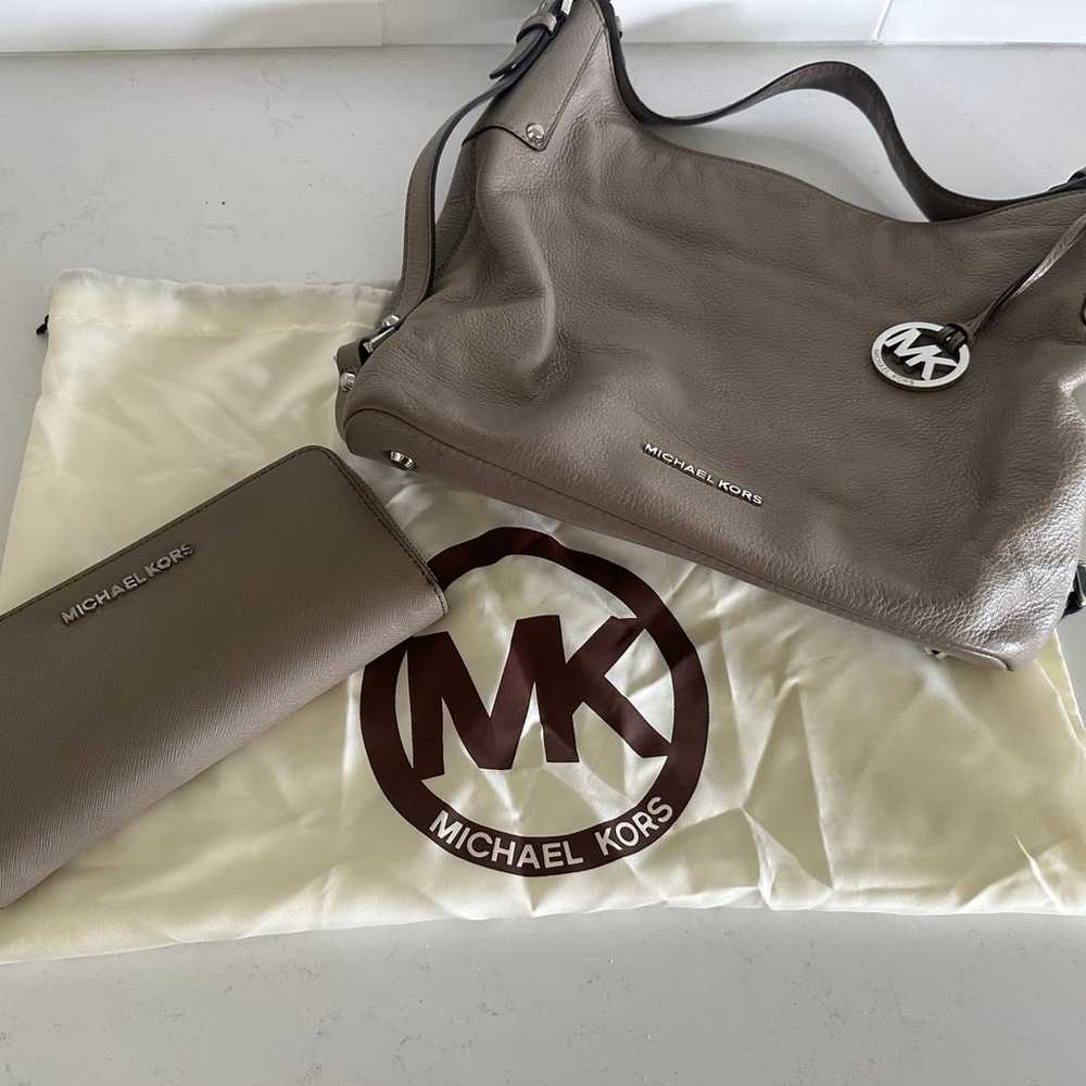 Michael Kors Purse and Wallet Set - image 1