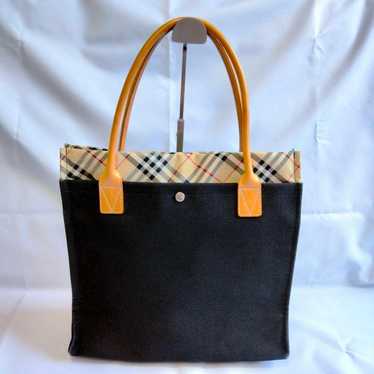 Burberry Blue Label tote bag handbag Nova check d… - image 1