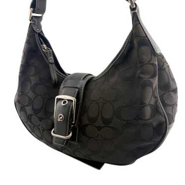 COACH Black Signature One-Shoulder Soho F06363 - image 1