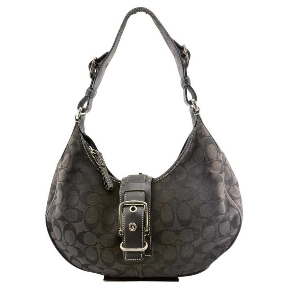 COACH Black Signature One-Shoulder Soho F06363 - image 4