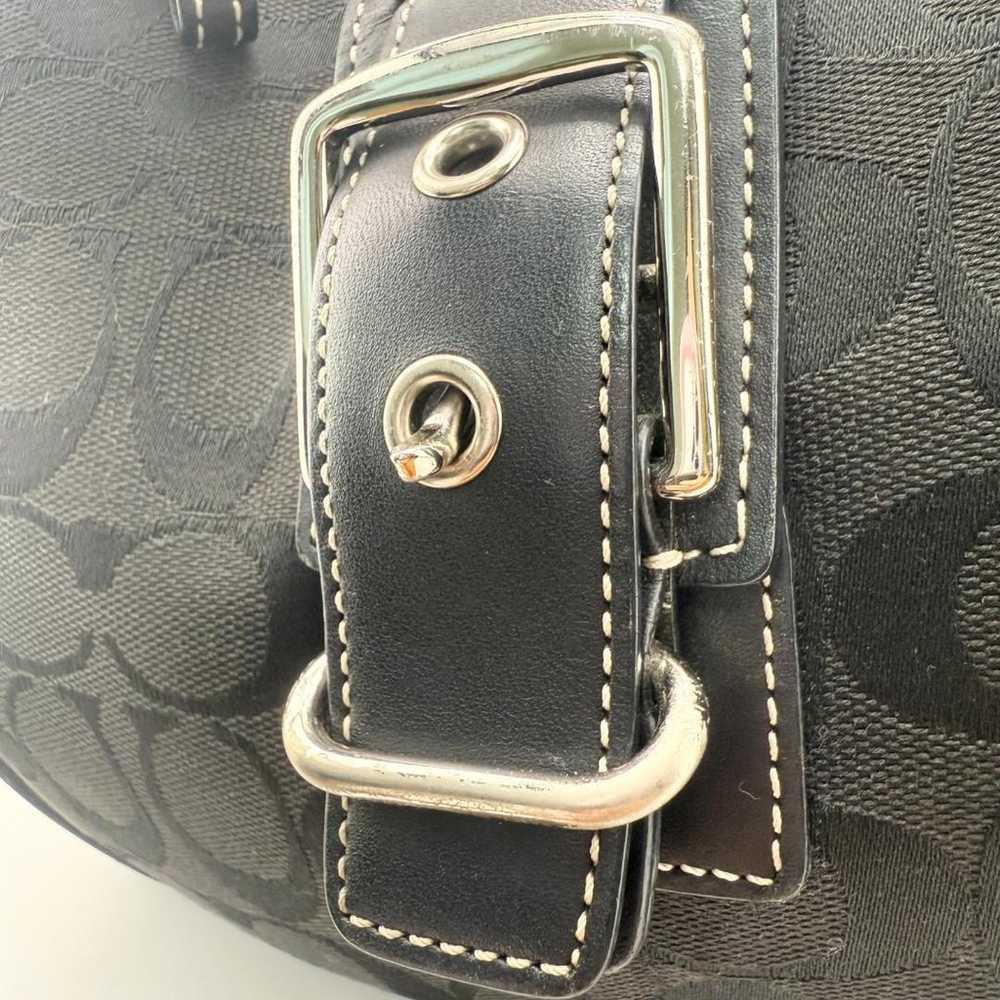 COACH Black Signature One-Shoulder Soho F06363 - image 6