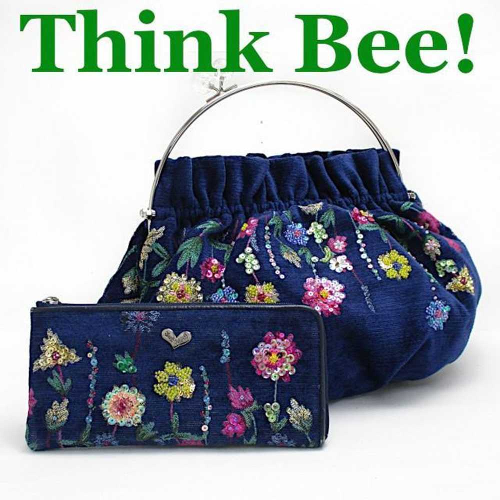 Think Bee! Handbag & Wallet Set Fleurage Beads Na… - image 1