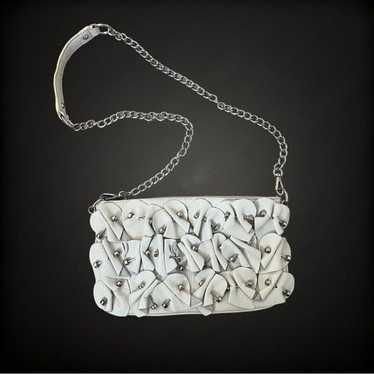 Frosting By Mary Norton Cream Leather with Petals… - image 1